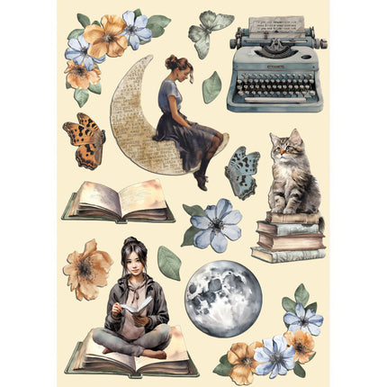 Bunte Holzform A5 - Create Happiness Secret Diary