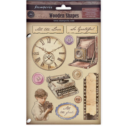 Bunte Holzformen A5 - Quiet Days