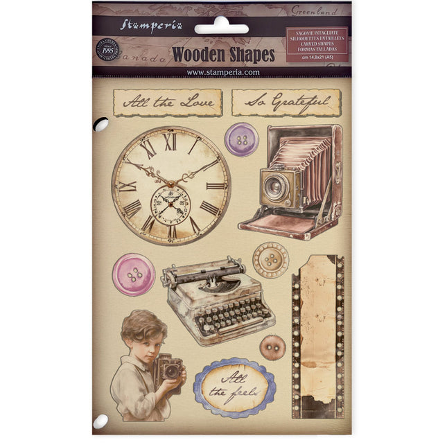 Bunte Holzformen A5 - Quiet Days