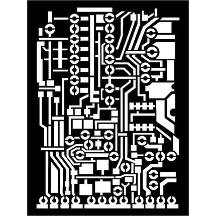 Dicke Schablone 15x20 cm - Leiterplatte