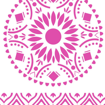 Schablone D cm. 20x15 Mandala