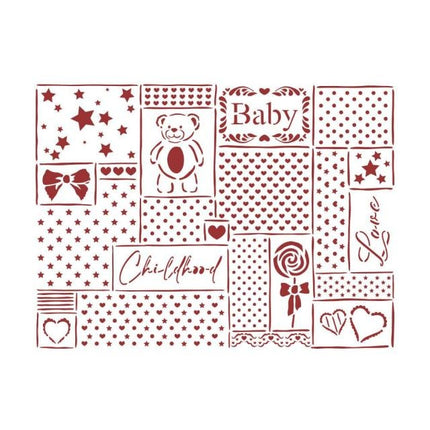 Schablone D cm 20x15 - DayDream Patchwork