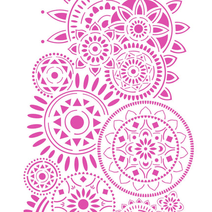 Schablone G cm. 21x29,7 Mandala