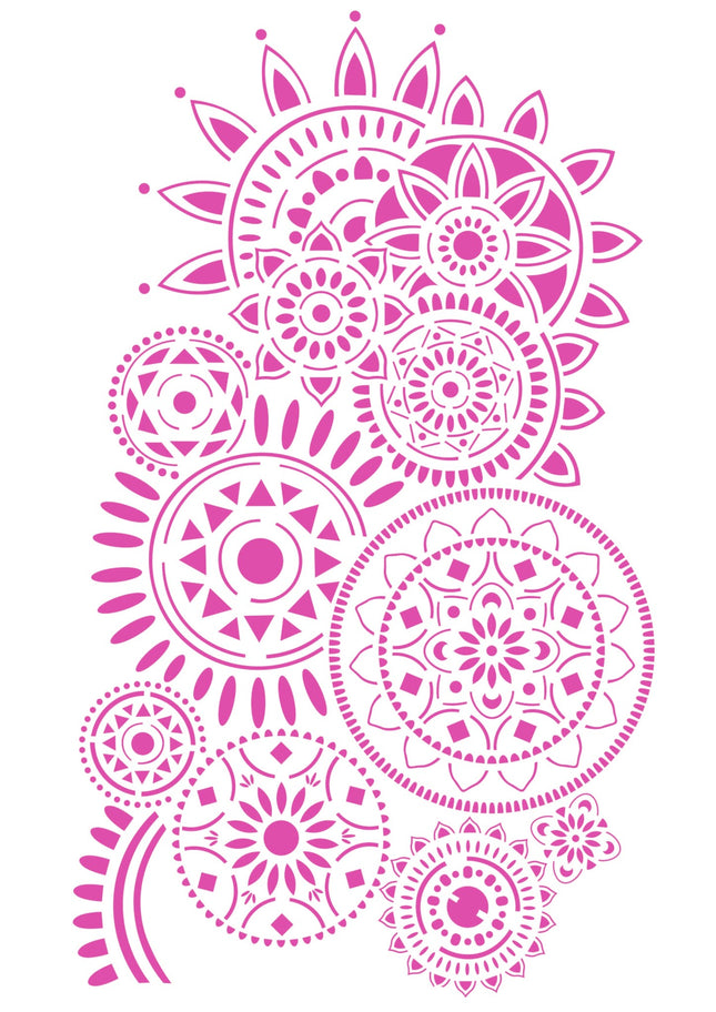 Schablone G cm. 21x29,7 Mandala