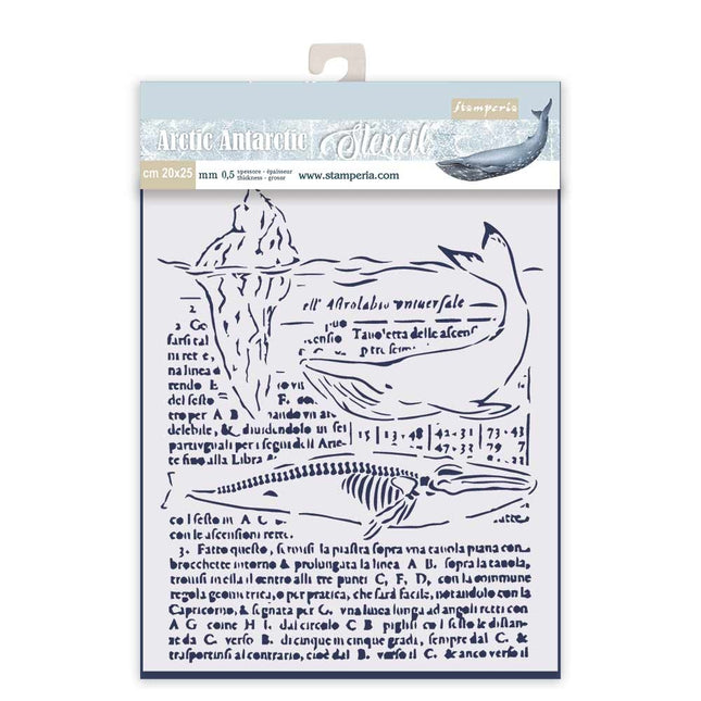Dicke Schablone 20x25 cm Wal