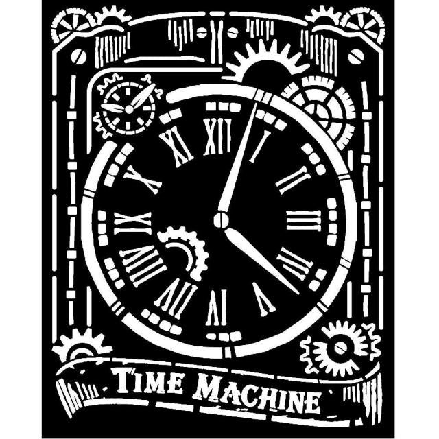 Dicke Schablone 20x25 cm - Uhr