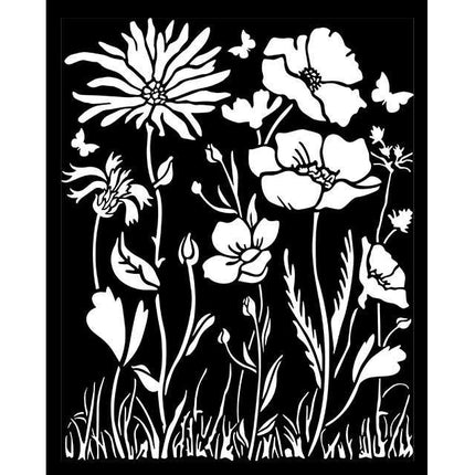 Dicke Schablone 20x25 cm - Atelier Mohn und Blume