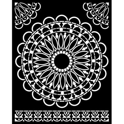 Dicke Schablone 20x25 cm - Atelier runde Spitze