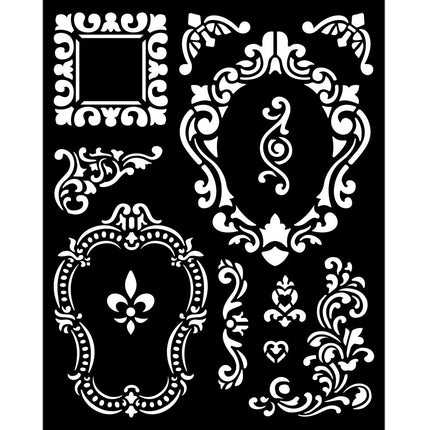 Dicke Schablone 20x25 cm - Alice Rahmen