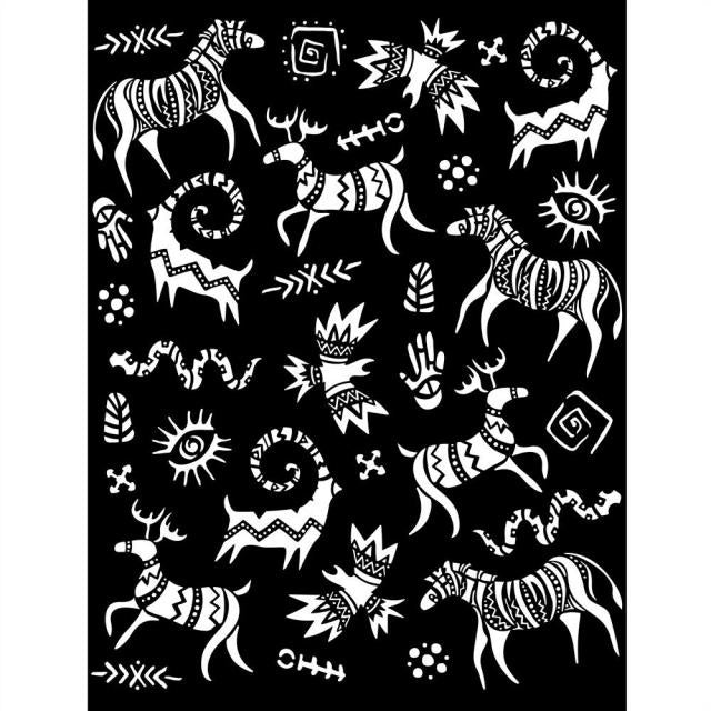 Dicke Schablone cm 20x25 - Savana Graffiti