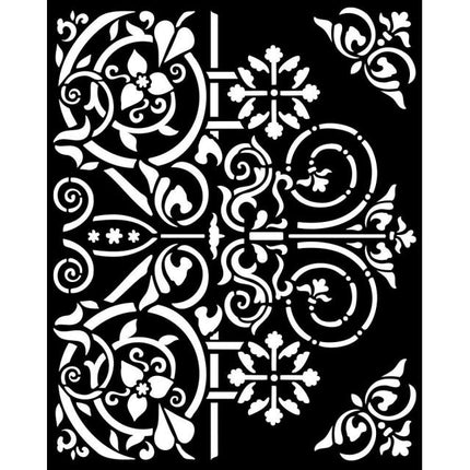 Dicke Schablone cm 20x25 - Magic Forest Türverzierungen
