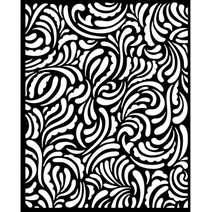 Dicke Schablone cm 20x25 - Songs of the Sea Struktur