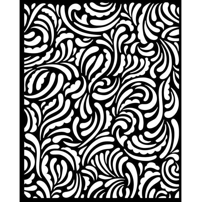 Dicke Schablone cm 20x25 - Songs of the Sea Struktur