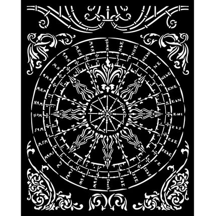 Dicke Schablone 20x25 cm - Sir Vagabond in Fantasy World rund