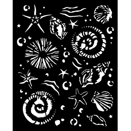Dicke Schablone cm 20x25 - Silent Sea Seestern