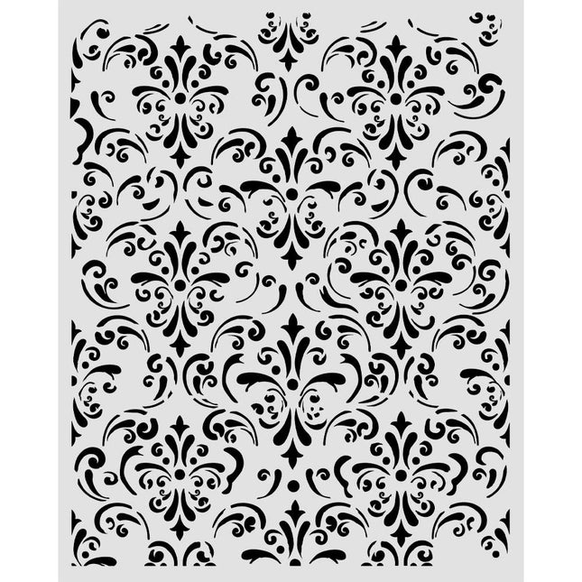Gelaserte Schablone für Kunst und Handwerk cm 20X25 - Gardens of Time Tapete
