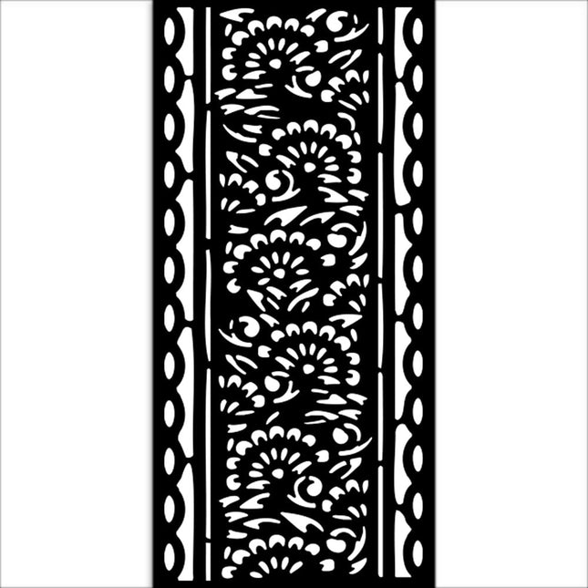 Dicke Schablone cm 12X25 - Art of Travelling Streifen