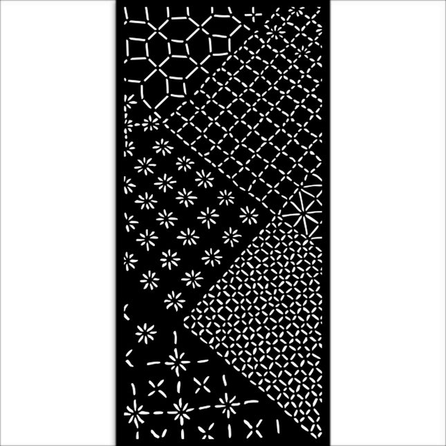 Dicke Schablone cm 12x25 - Quiet Days gemischte Fliesen