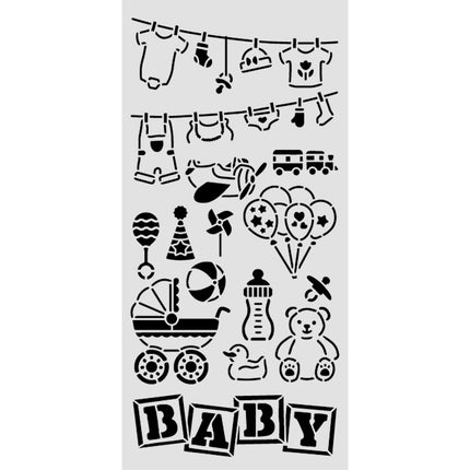 Dicke Schablone cm 12x25 - Babyelemente