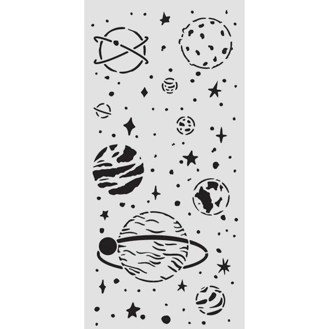 Dicke Schablone cm 12X25 - A new Beginning Planetarisch