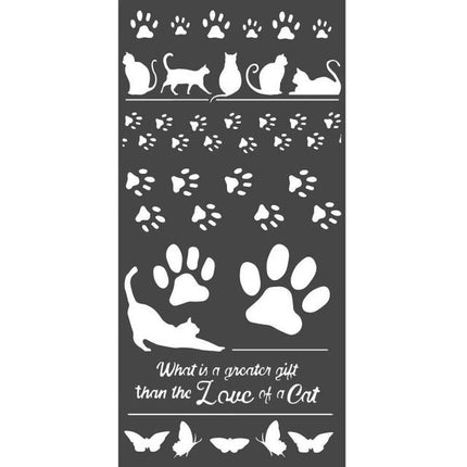 Dicke Schablone cm 12x25 Drucke