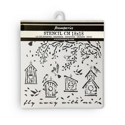 Dicke Schablone 18x18 cm - Gartennester