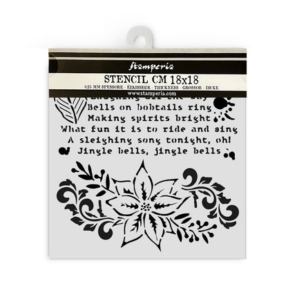 Dicke Schablone 18x18 cm - Der Nussknacker Weihnachtsstern