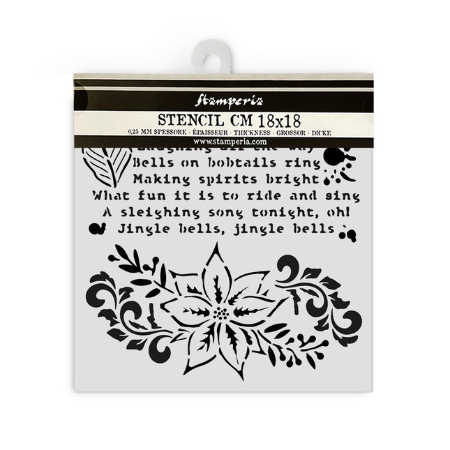 Dicke Schablone 18x18 cm - Der Nussknacker Weihnachtsstern