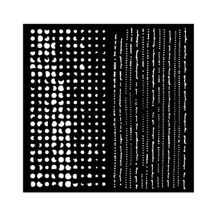 Dicke Schablone 18x18 cm - Der Nussknacker Doppeltextur