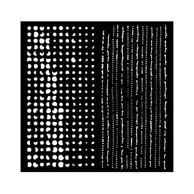 Dicke Schablone 18x18 cm - Der Nussknacker Doppeltextur