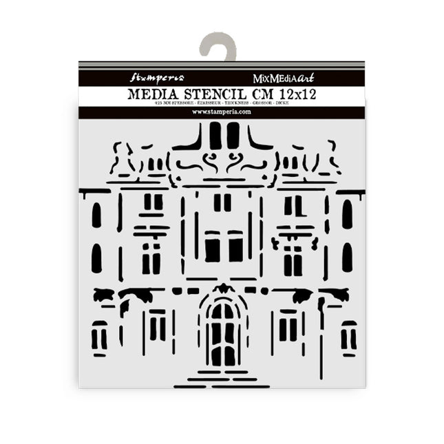 Dicke Schablone cm 12X12 - Art of Travelling Palast