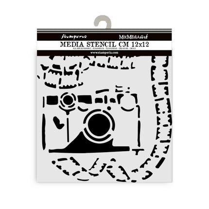 Dicke Schablone cm 12X12 - Art of Travelling Fotografie