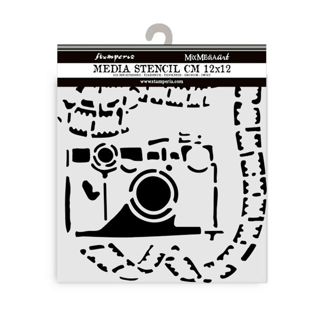 Dicke Schablone cm 12X12 - Art of Travelling Fotografie