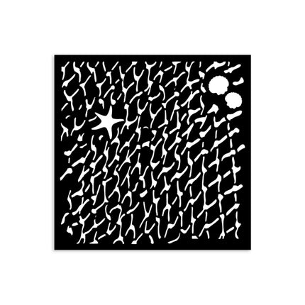 Dicke Schablone cm 12x12 - Silent Sea Netz