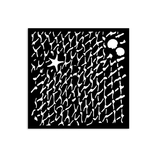 Dicke Schablone cm 12x12 - Silent Sea Netz