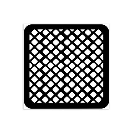 Dicke Schablone cm 12X12 - Candy Christmas Waffelmuster