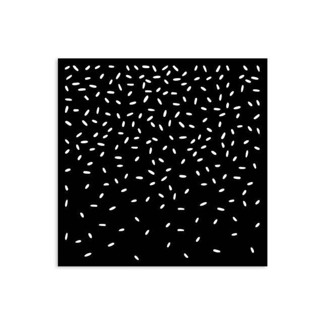 Dicke Schablone cm 12X12 - Candy Christmas Tropfen mit Zuckerfunkeln
