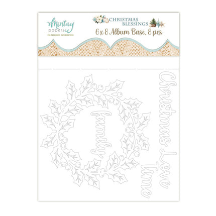 6 X 8 CHIPBOARD-ALBUM - WEIHNACHTSSEGEN