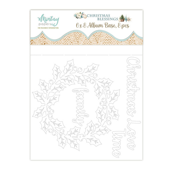 6 X 8 CHIPBOARD-ALBUM - WEIHNACHTSSEGEN
