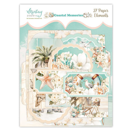Mintay papers - Coastal Memories - Paper Elements (27pcs)