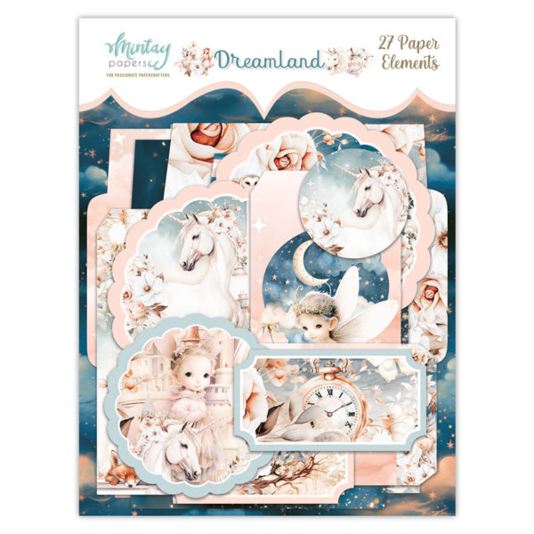 Mintay Papiere - Dreamland - Papierelemente (27 Stück)