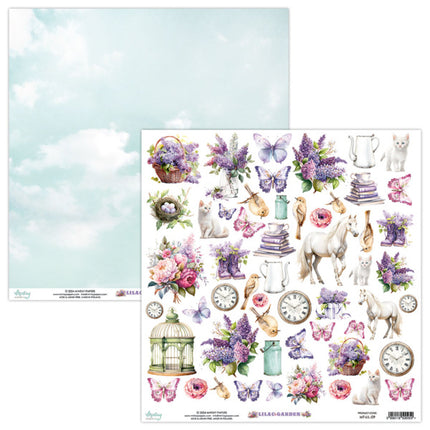 Mintay Papiere - Lilac Garden - Elemente Papier (12"x12")