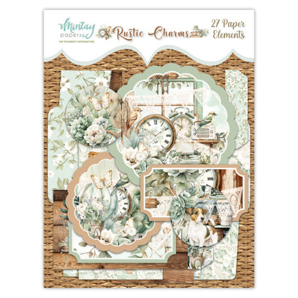 Mintay Papiere - Rustic Charms - Papierelemente (27 Stück)