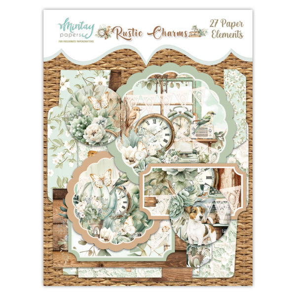 Mintay Papers - Rustic Charms - Papierelemente (27 Stück)