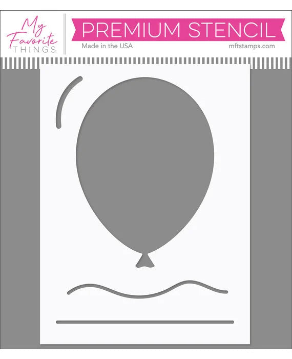 My Favorite Things Ballon bauen Schablone