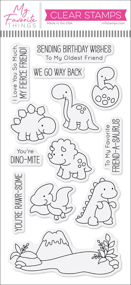 My Favorite Things Wilde Freunde Clear Stamps