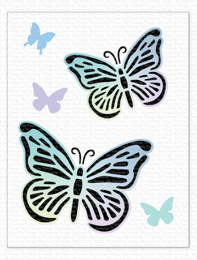 My Favorite Things Flutterbys Schablone