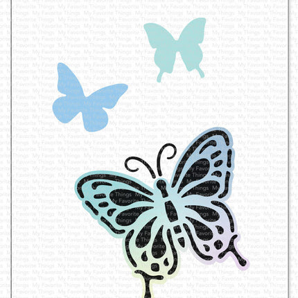 My Favorite Things Flutterbys Schablone
