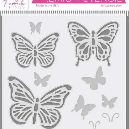 My Favorite Things Flutterbys Schablone