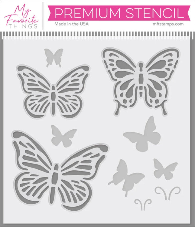 My Favorite Things Flutterbys Schablone